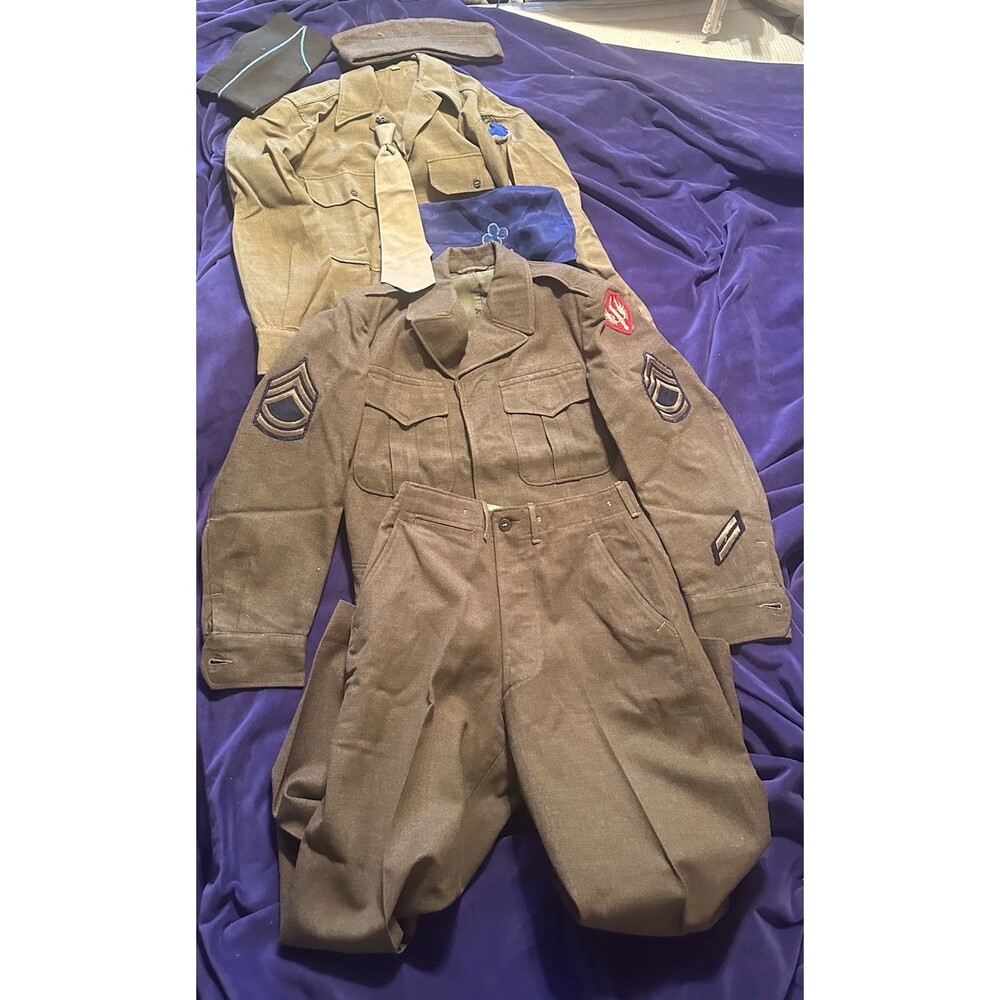 WWII Korea 88th Blue Devils Scarwaf Uniform & Identity WW2 ID Cards Life Story - Picture 9 of 16